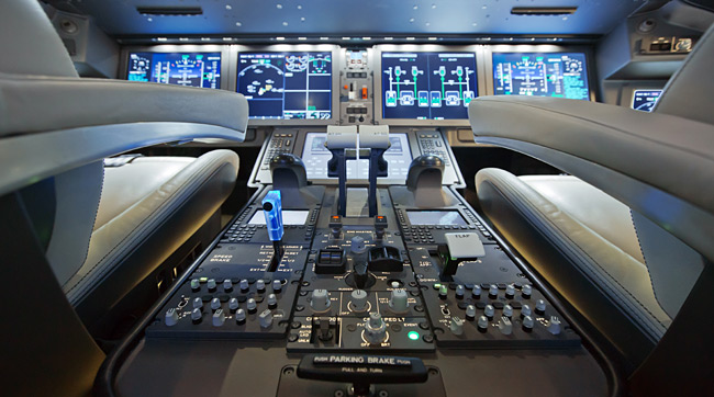 Irkut MS-21 - pilotní kabina
