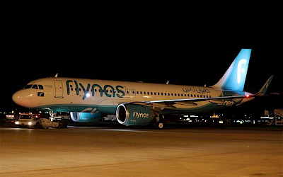 Druhý Airbus A320neo nízkonákladové společnosti flynas (foto: flynas)