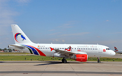Gambia Bird - Airbus A319 (foto: Gambia Bird)